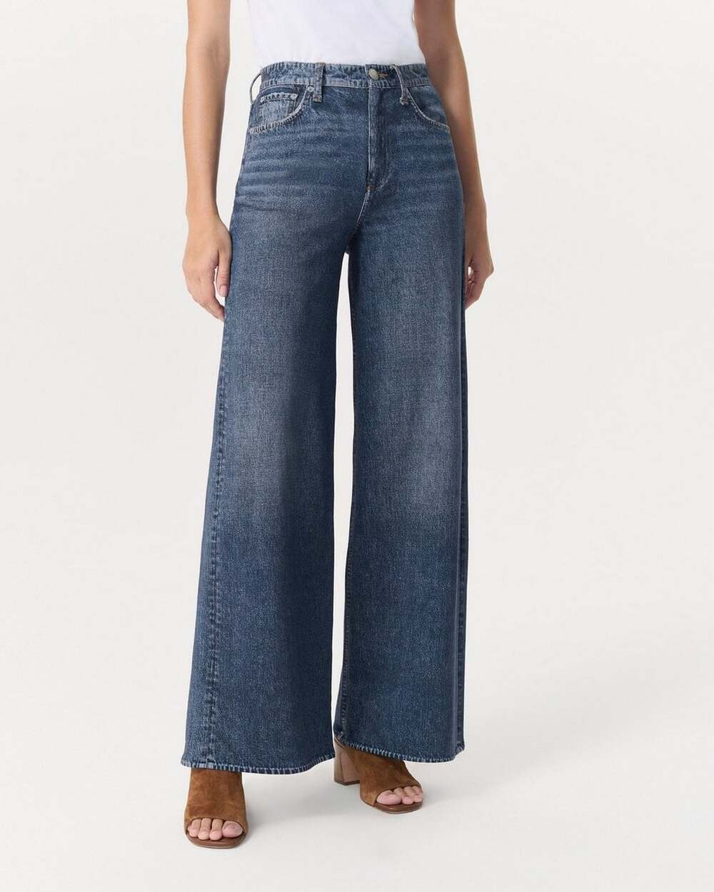 Rag & Bone Women 30 Miramar Sofie Wide Leg Sweatpant Jeans Kimber Cotton Terry